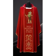 Ornat  czerwony  Św. Krzysztof