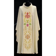 Ornat eucharystyczny z IHS