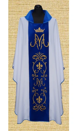 Ornat Maryjny biały