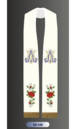 Stuła Maryjna z różami