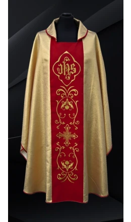 Ornat złoty z IHS