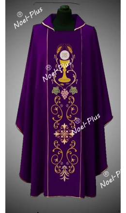 Ornat fioletowy eucharystyczny