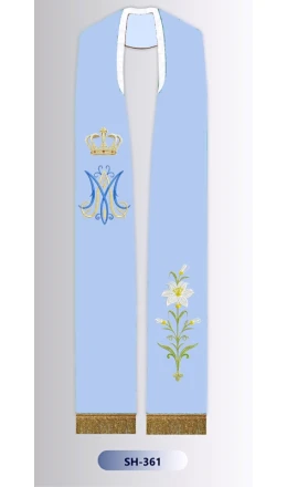 Stuła Maryjna niebieska