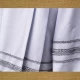 Komża biała z mereżką